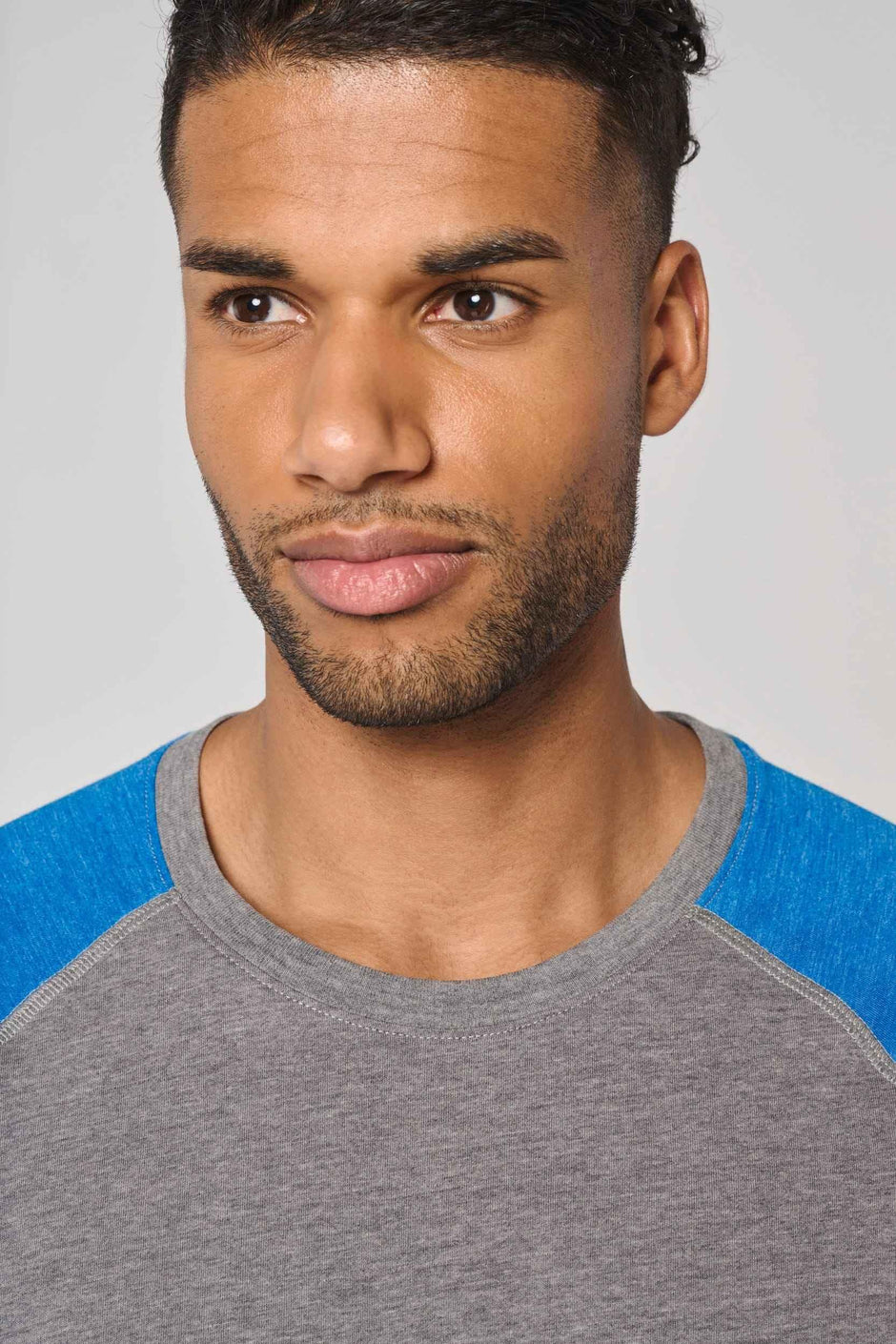 PA4010 - T-shirt triblend bicolore sport manches courtes unisexe - Occifloc