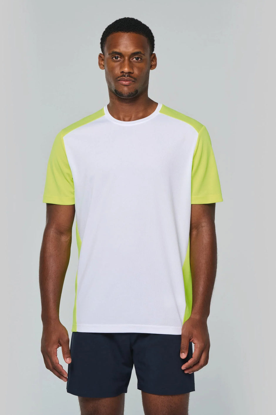 PA4014 - T-shirt de sport écoresponsable bicolore homme - Occifloc