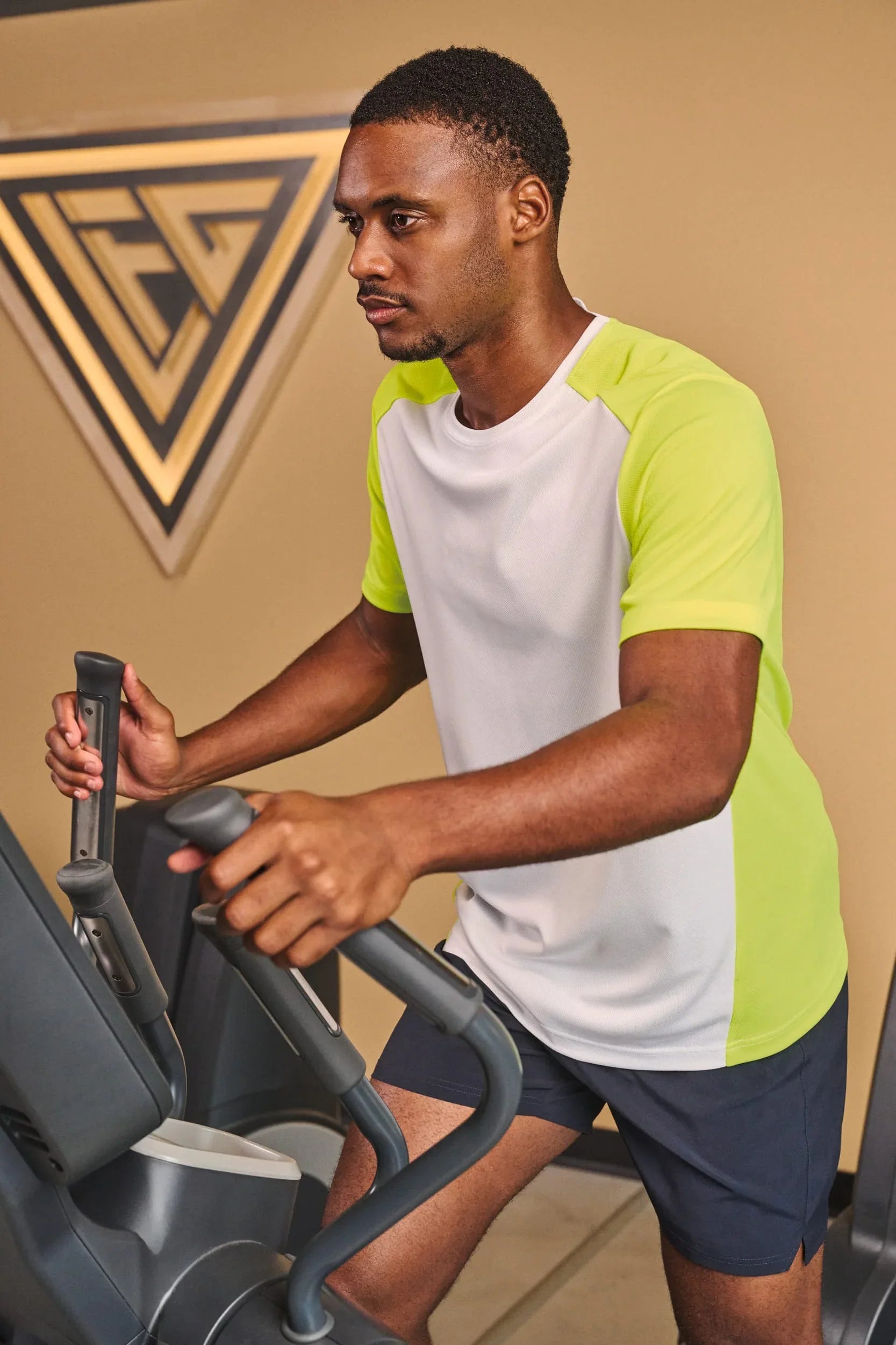 PA4014 - T-shirt de sport écoresponsable bicolore homme - Occifloc