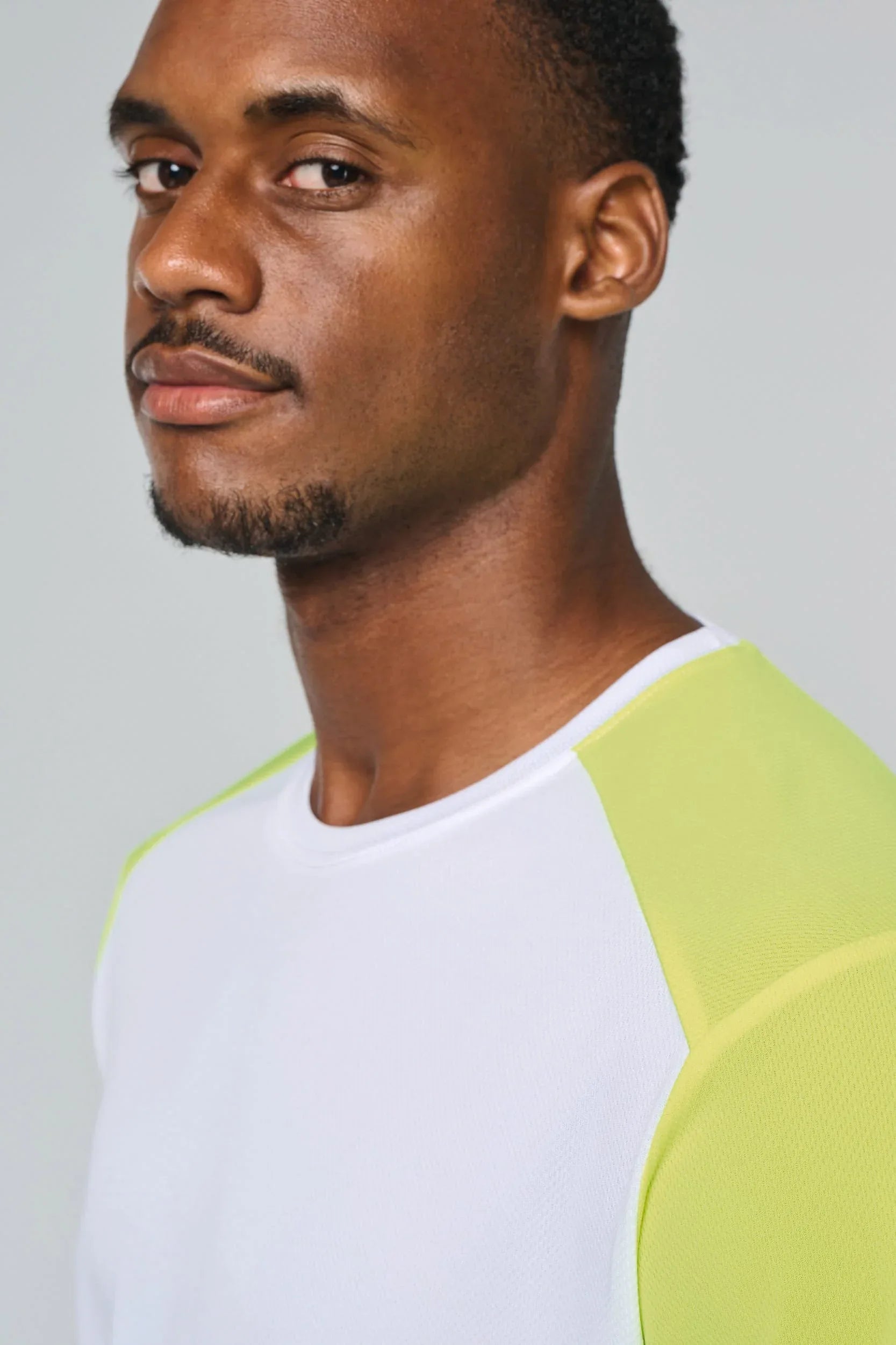 PA4014 - T-shirt de sport écoresponsable bicolore homme - Occifloc