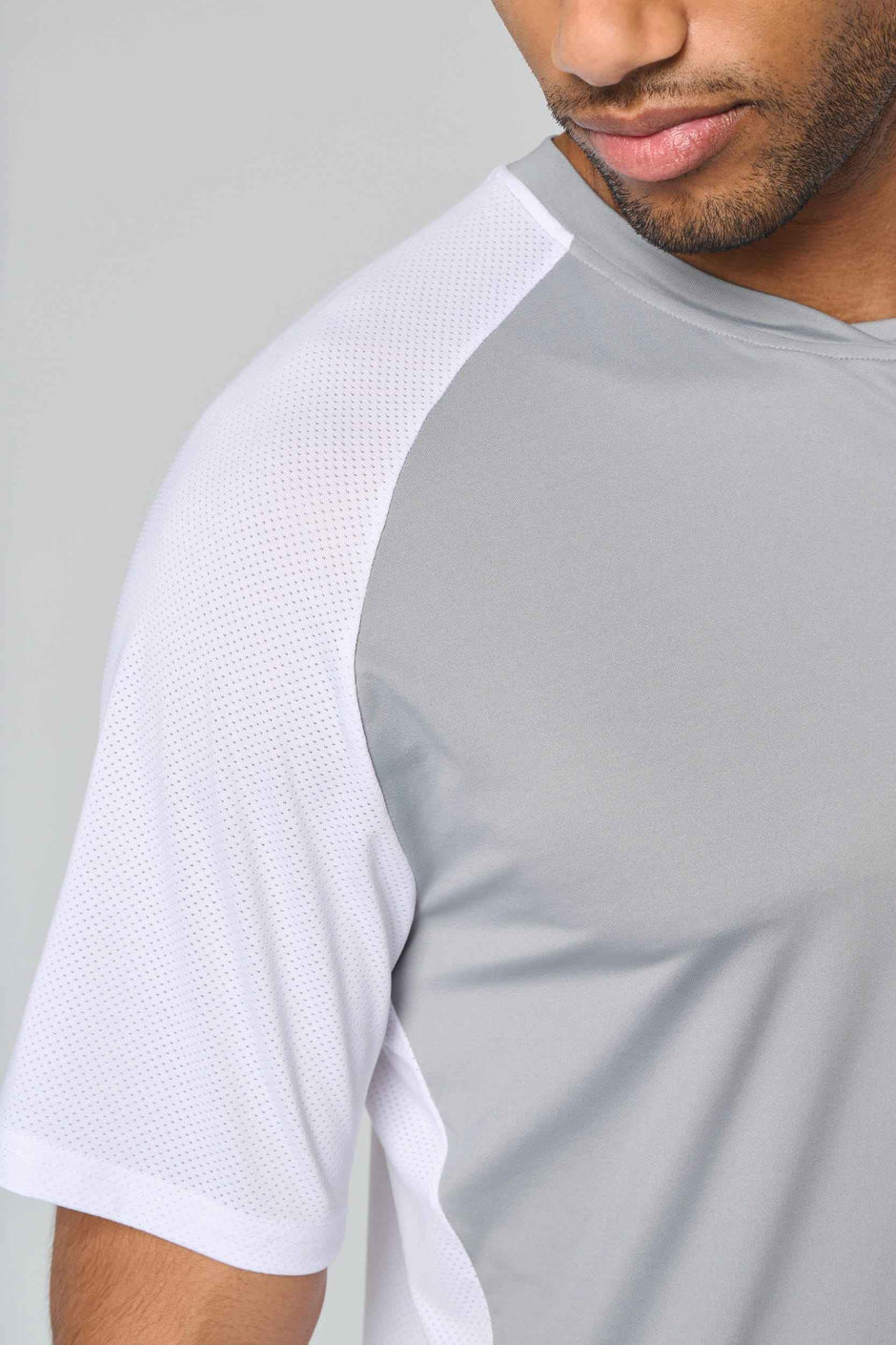 PA4030 - T-shirt de padel bicolore à manches raglan homme