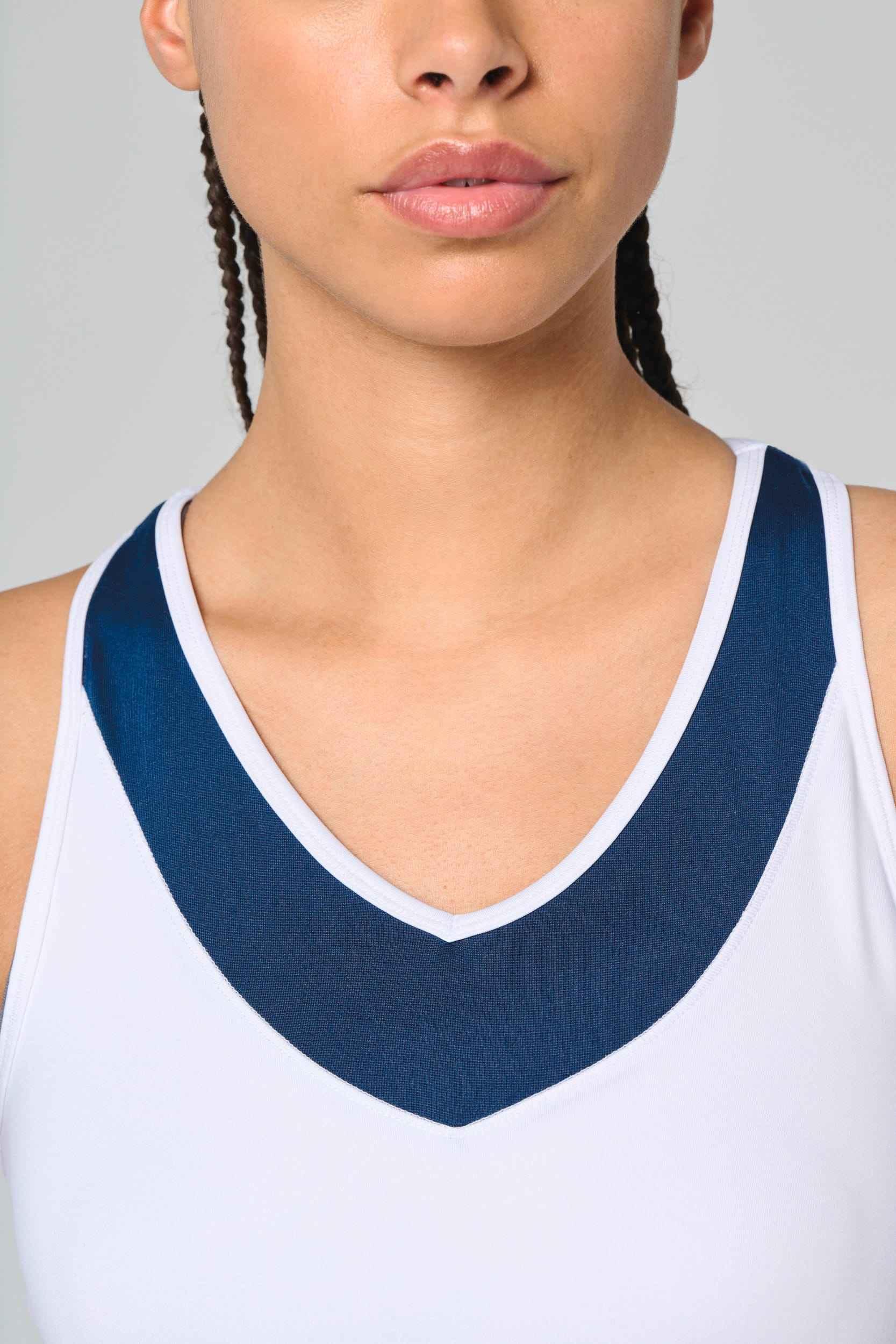 PA4031 - Débardeur de padel bicolore femme - Occifloc