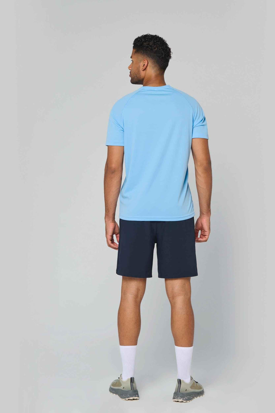 PA476 - T-shirt de sport manches courtes col v homme - Occifloc