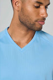 PA476 - T-shirt de sport manches courtes col v homme - Occifloc