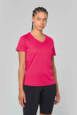 PA477 - T-shirt de sport manches courtes col v femme - Occifloc