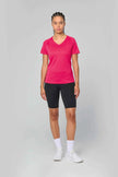 PA477 - T-shirt de sport manches courtes col v femme - Occifloc