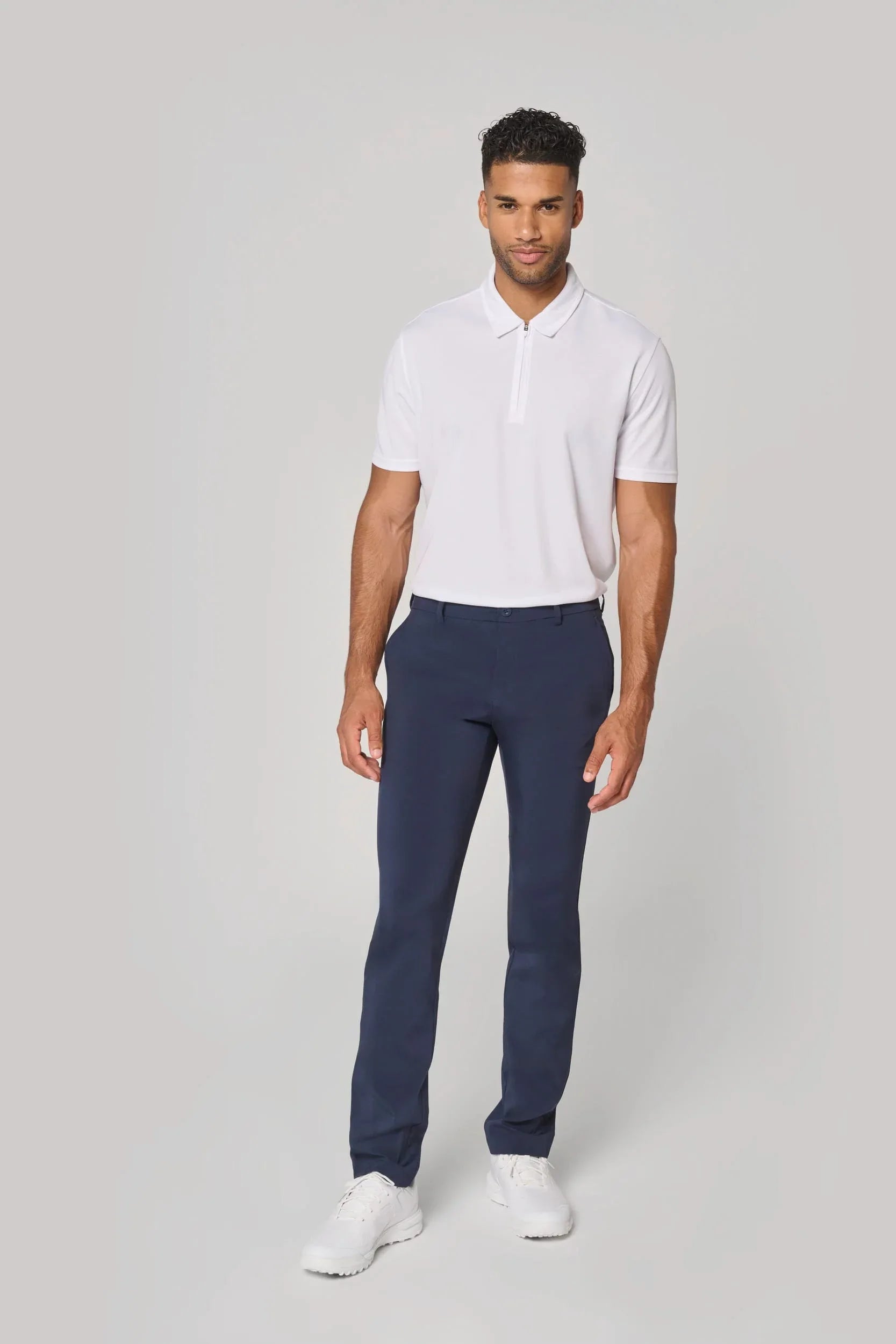 PA492 - Polo de sport col 1/4 zip homme - Occifloc