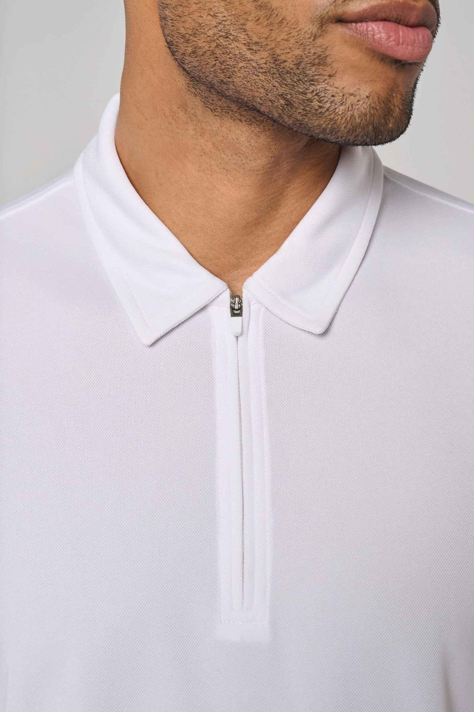 PA492 - Polo de sport col 1/4 zip homme - Occifloc