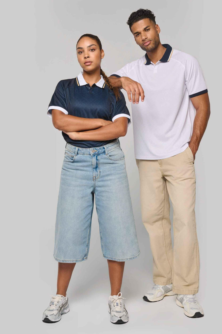 PA497 - Maillot lifestyle à col polo unisexe - Occifloc
