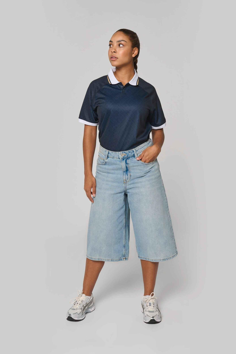 PA497 - Maillot lifestyle à col polo unisexe - Occifloc