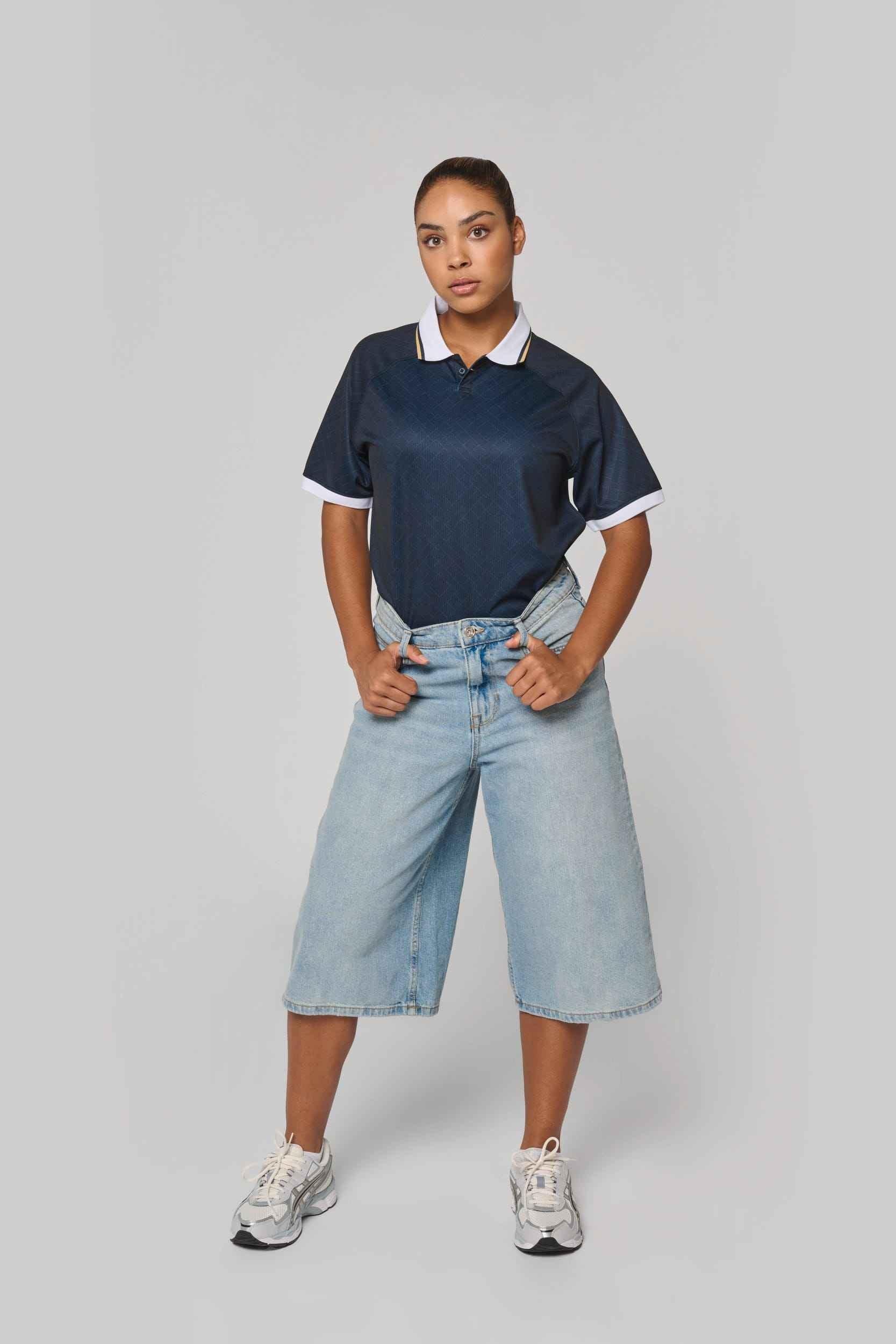 PA497 - Maillot lifestyle à col polo unisexe - Occifloc
