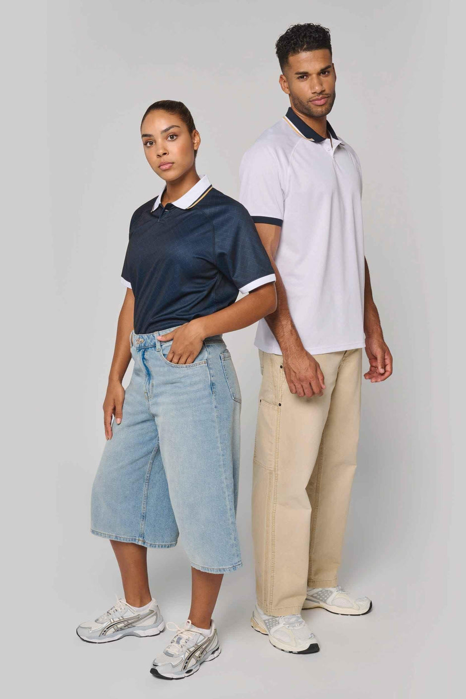 PA497 - Maillot lifestyle à col polo unisexe - Occifloc