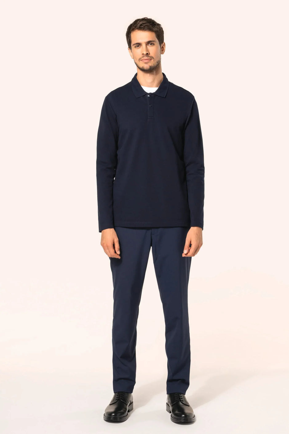 PK202 - Polo Supima® manches longues homme - Occifloc