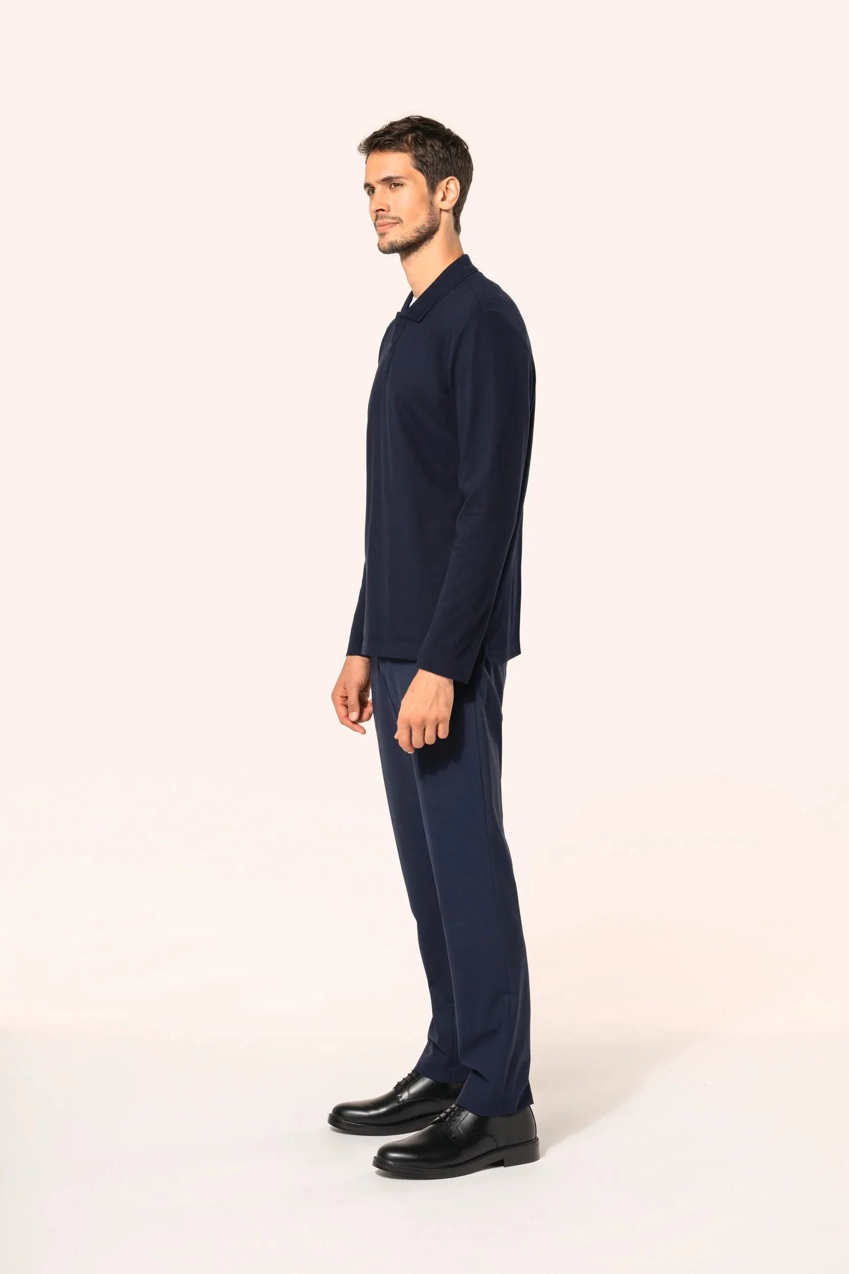 PK202 - Polo Supima® manches longues homme - Occifloc