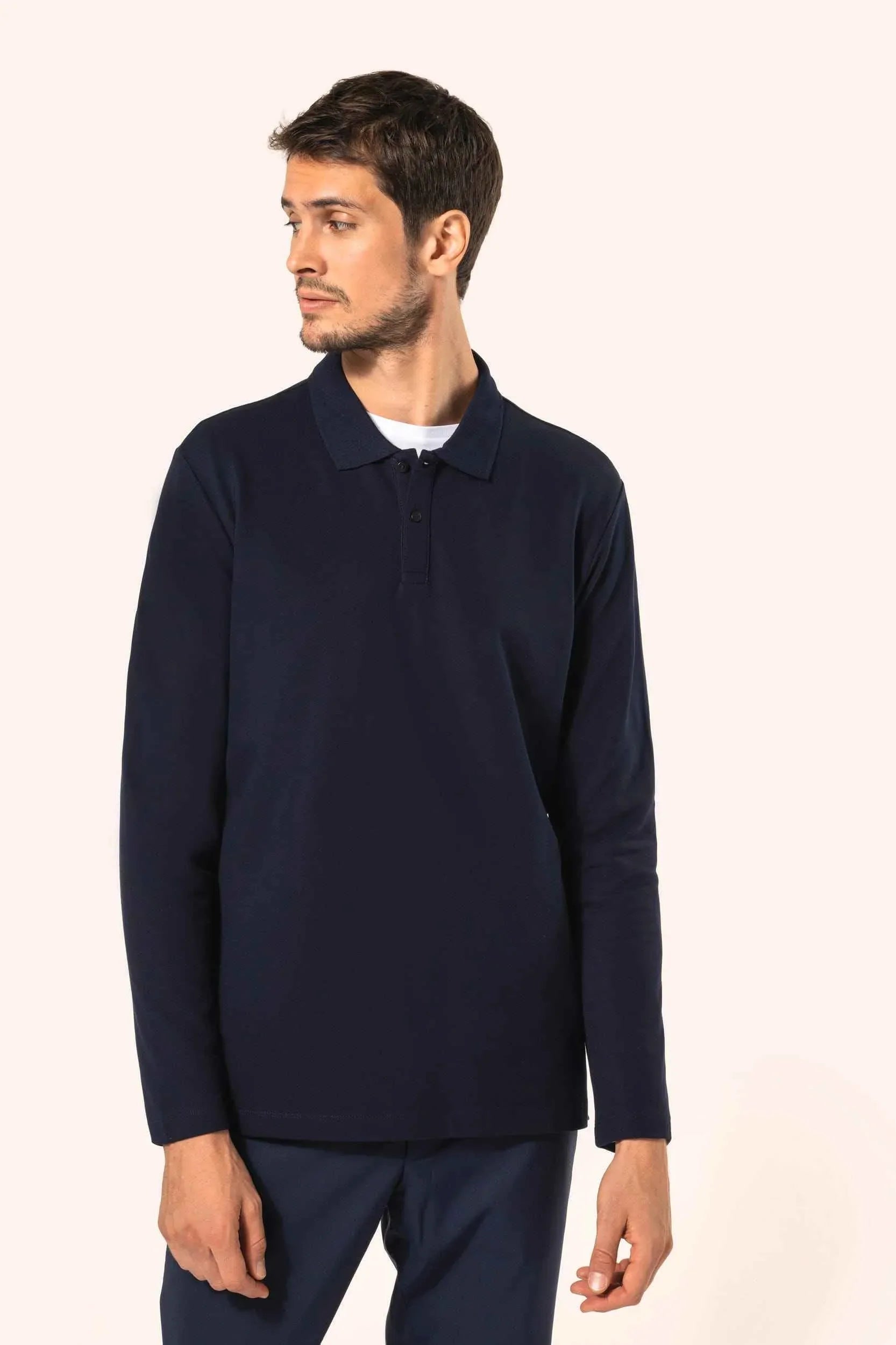 PK202 - Polo Supima® manches longues homme - Occifloc