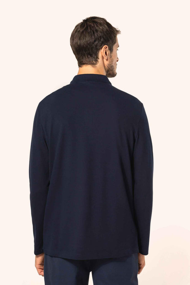 PK202 - Polo Supima® manches longues homme - Occifloc