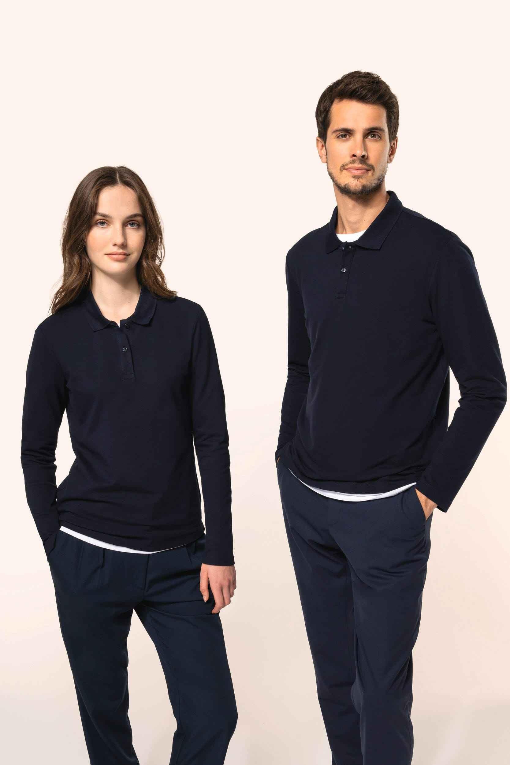 PK202 - Polo Supima® manches longues homme - Occifloc