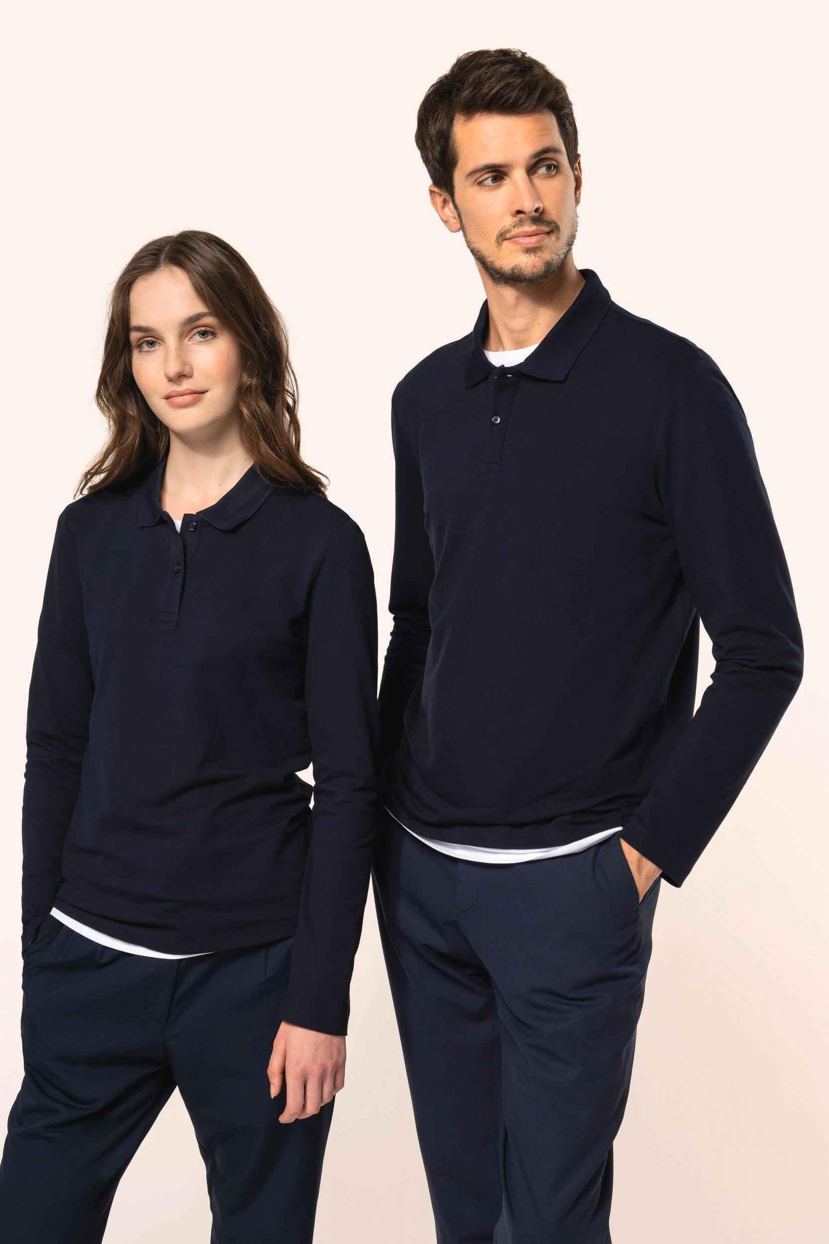 PK202 - Polo Supima® manches longues homme - Occifloc
