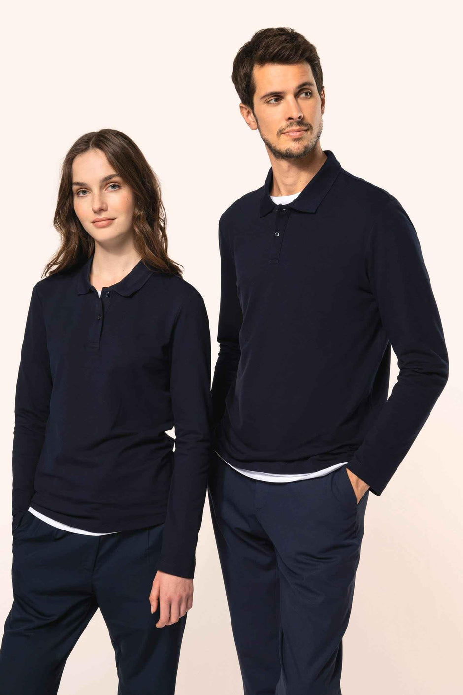 PK202 - Polo Supima® manches longues homme - Occifloc