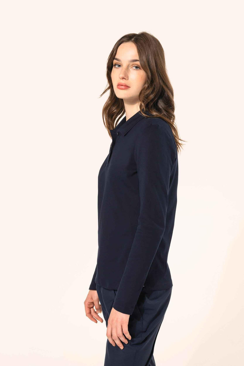 PK203 - Polo Supima® manches longues femme - Occifloc