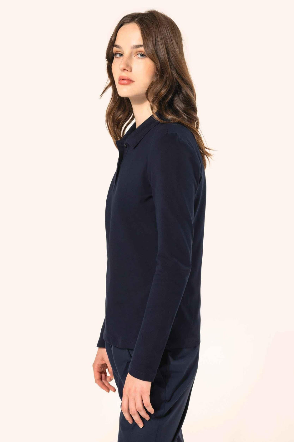 PK203 - Polo Supima® manches longues femme - Occifloc
