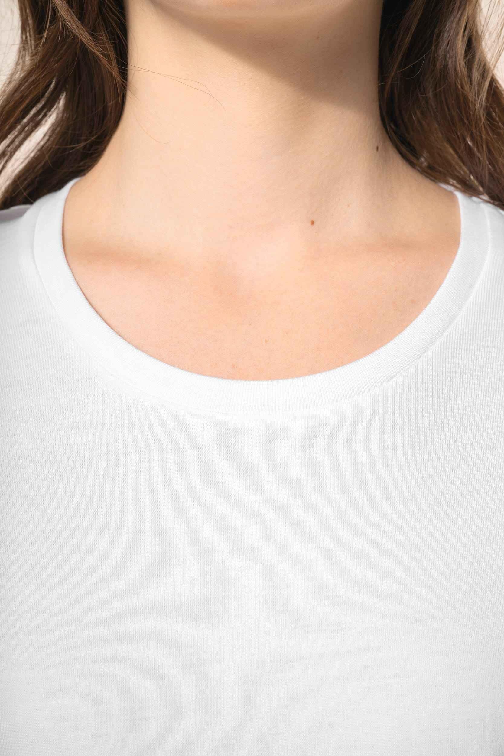 PK301 - T-shirt Supima® col rond manches courtes femme - Occifloc