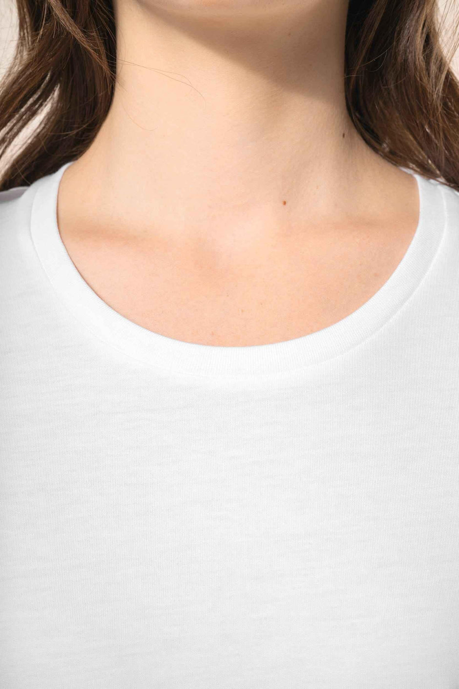 PK301 - T-shirt Supima® col rond manches courtes femme - Occifloc