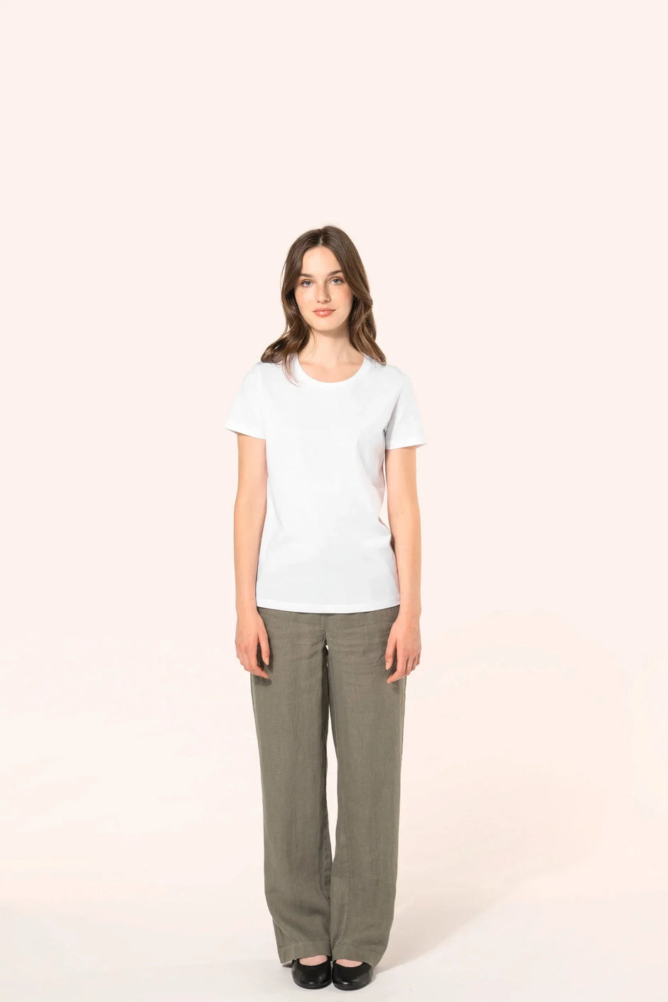 PK301 - T-shirt Supima® col rond manches courtes femme - Occifloc