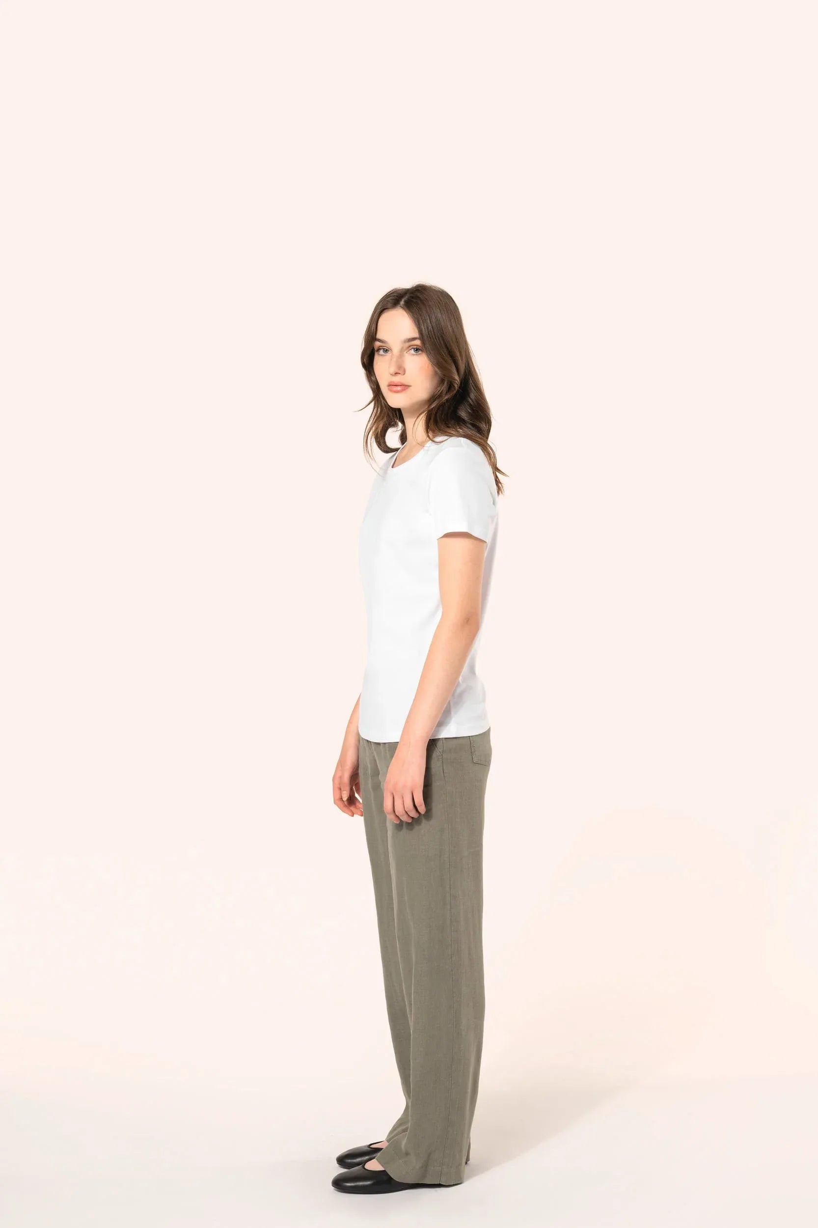 PK301 - T-shirt Supima® col rond manches courtes femme - Occifloc