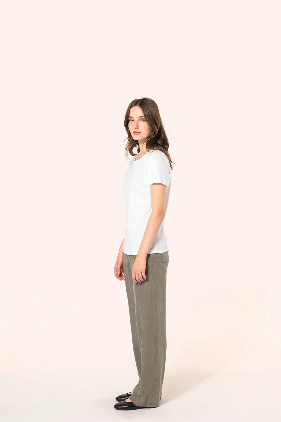 PK301 - T-shirt Supima® col rond manches courtes femme - Occifloc