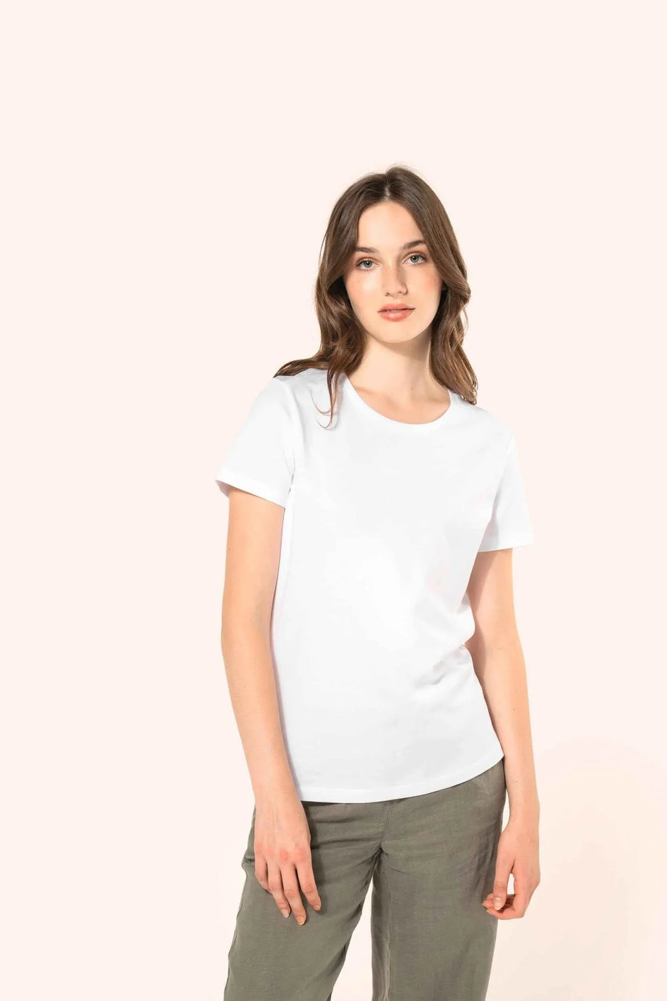 PK301 - T-shirt Supima® col rond manches courtes femme - Occifloc