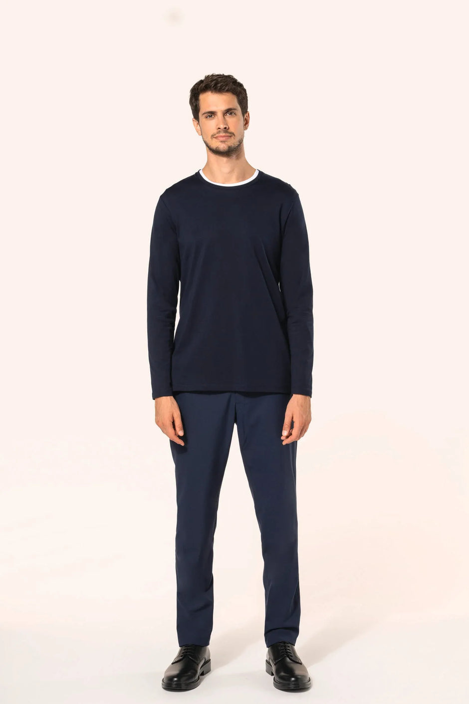 PK302 - T-shirt Supima® col rond manches longues homme - Occifloc