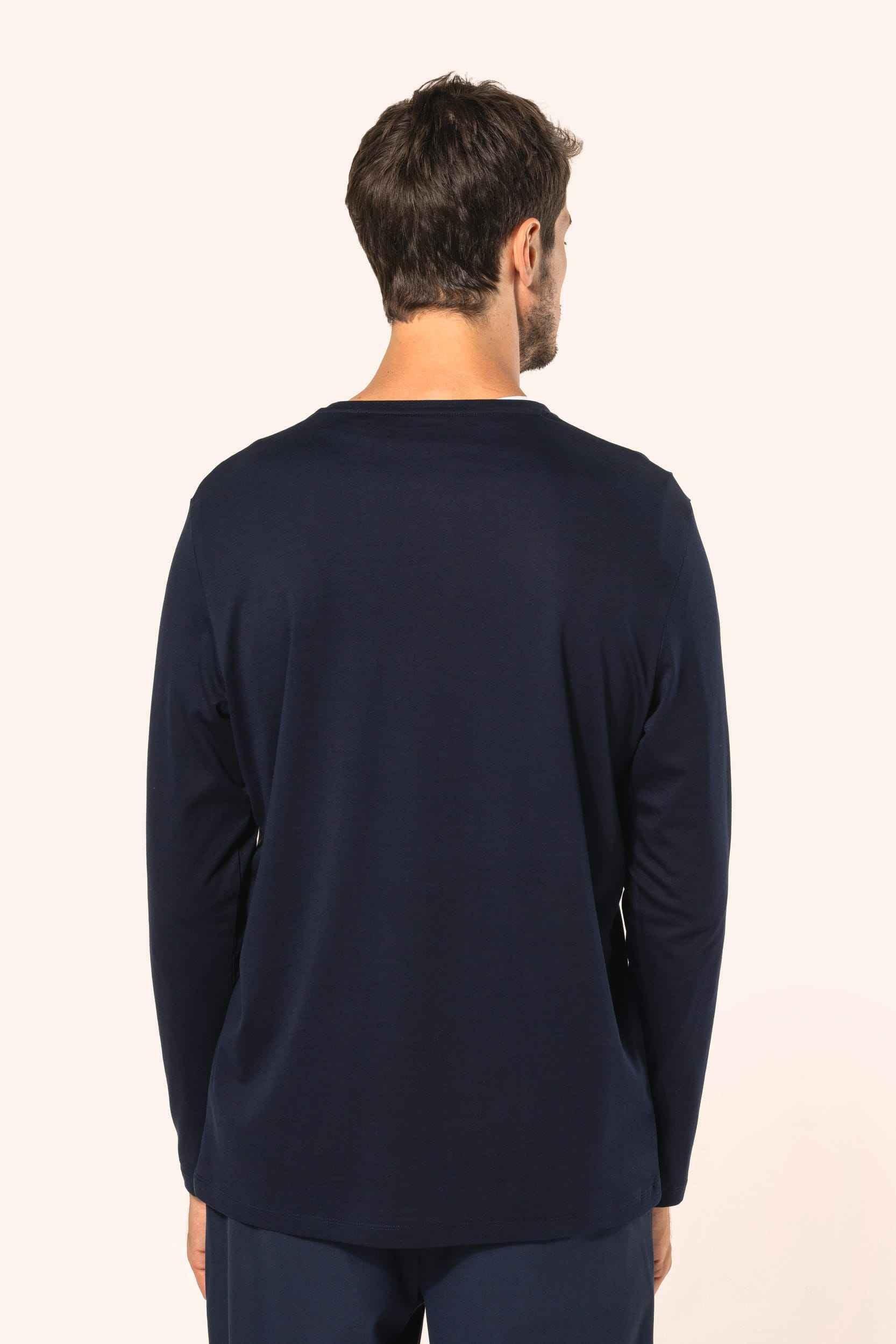 PK302 - T-shirt Supima® col rond manches longues homme - Occifloc