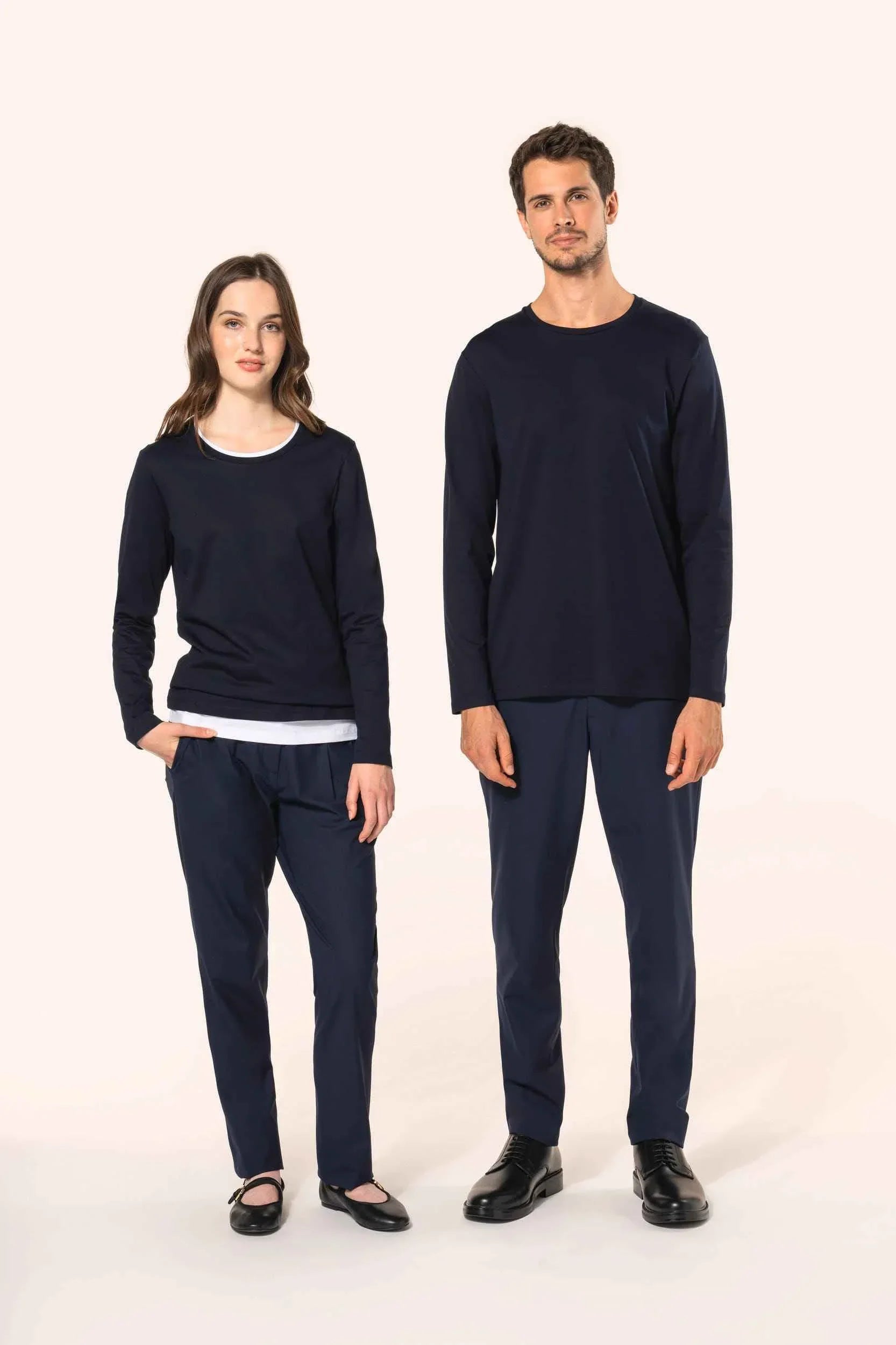 PK302 - T-shirt Supima® col rond manches longues homme - Occifloc