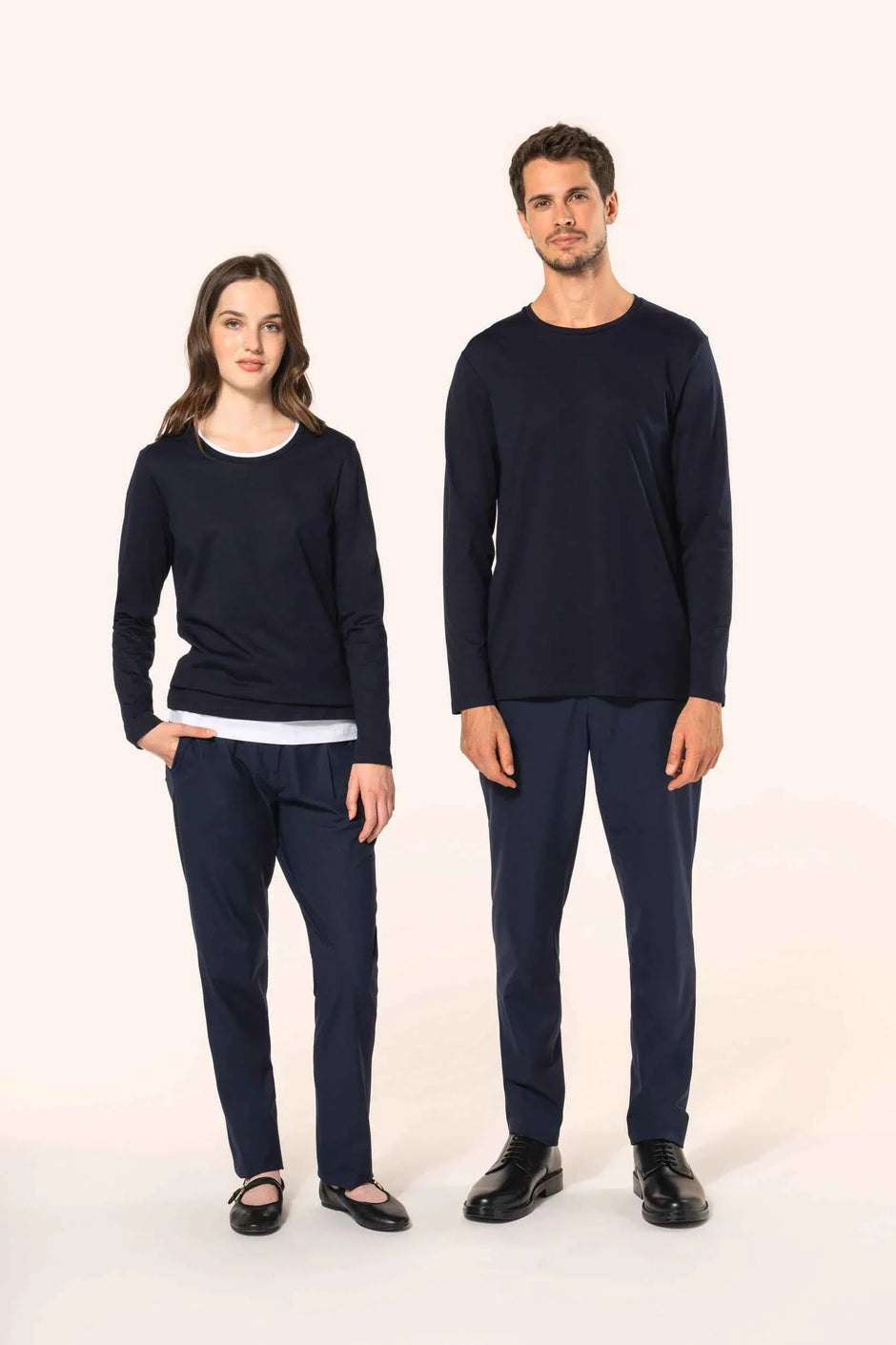 PK302 - T-shirt Supima® col rond manches longues homme - Occifloc