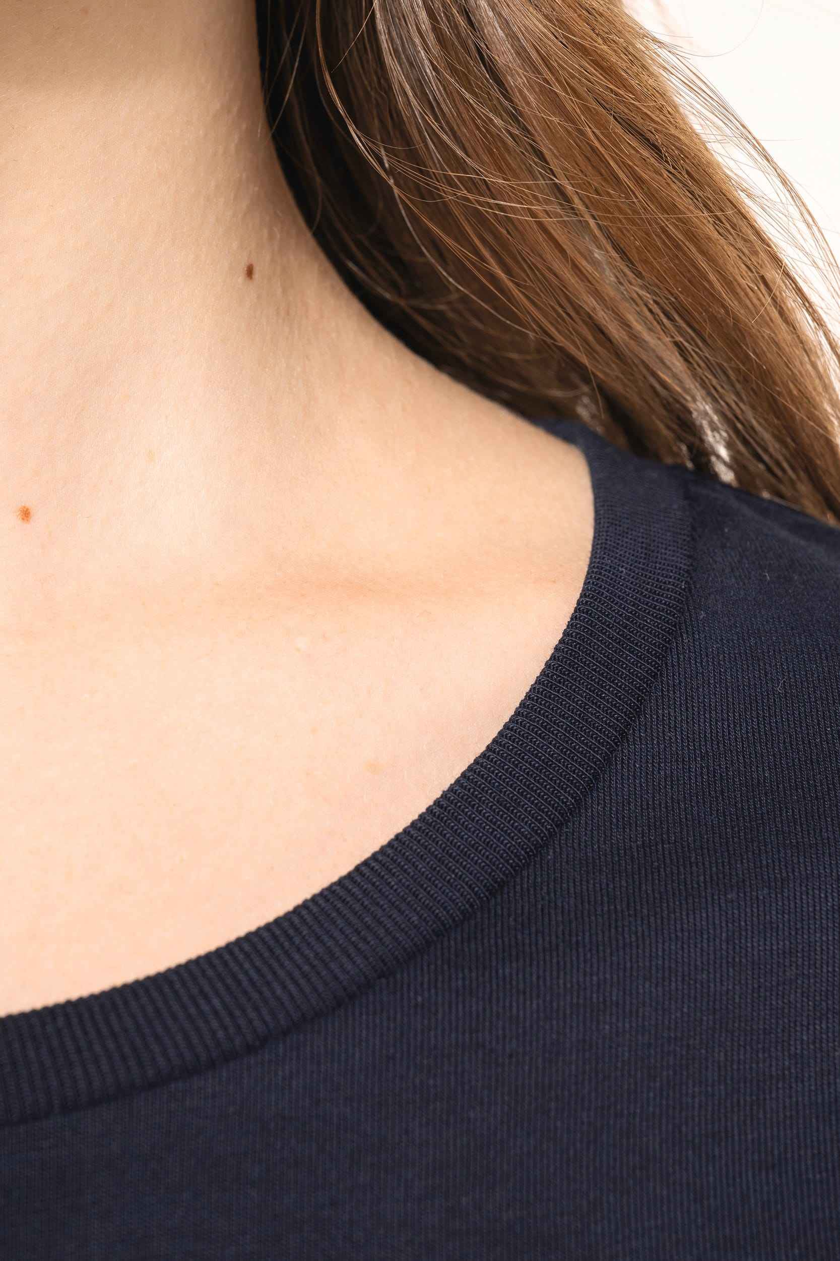 PK303 - T-shirt Supima® col rond manches longues femme