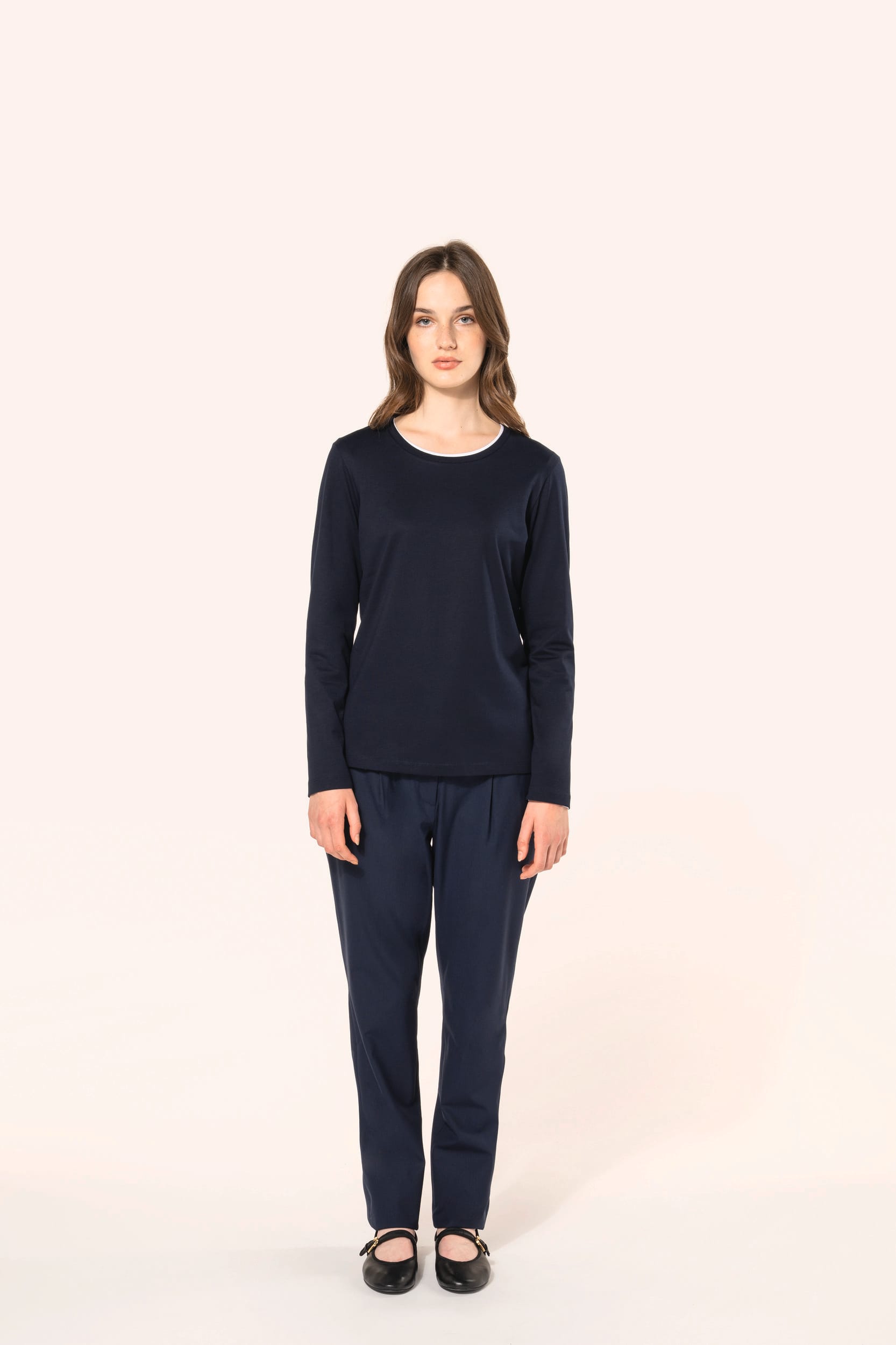 PK303 - T-shirt Supima® col rond manches longues femme Kariban Premium