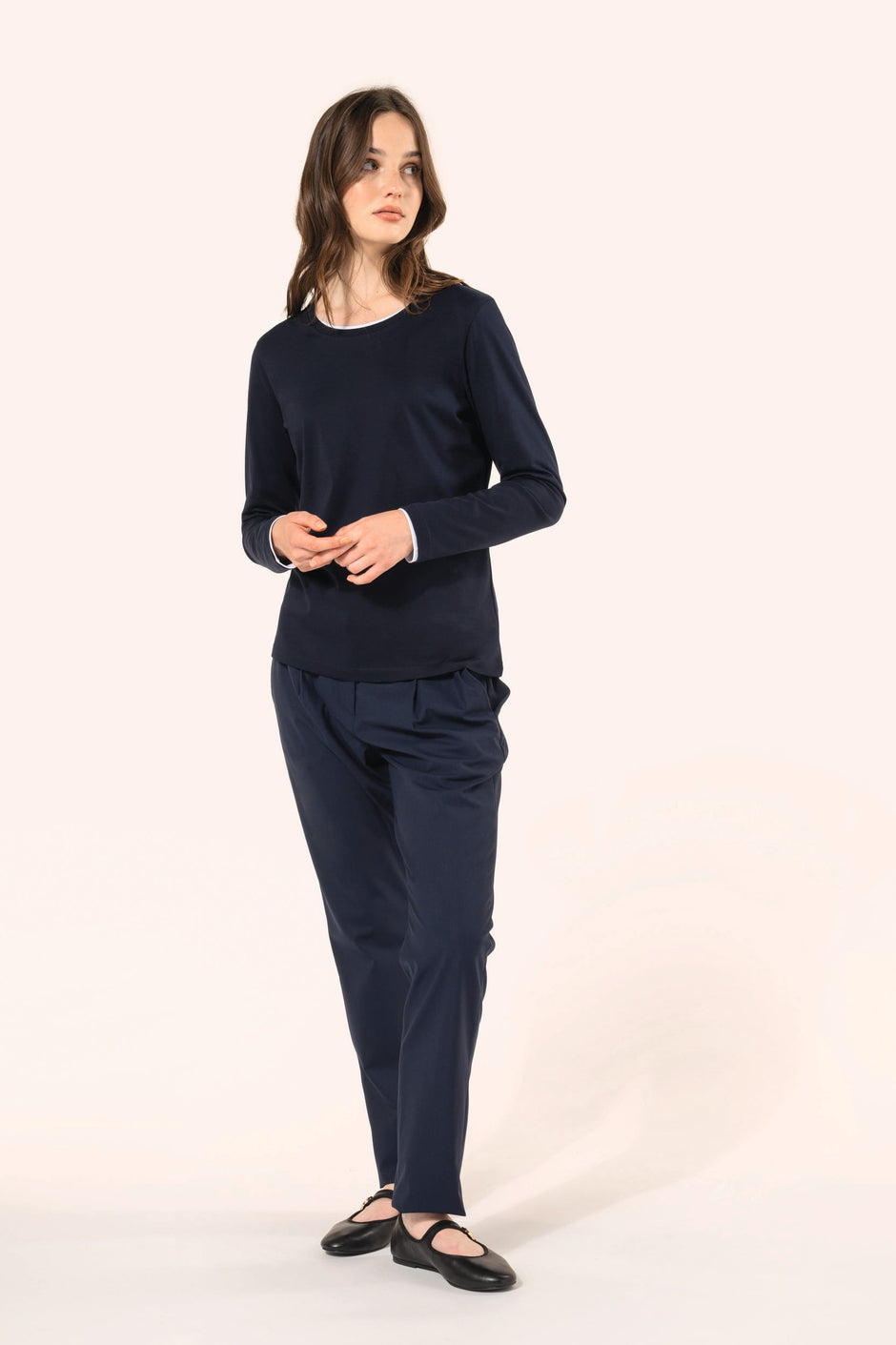 PK303 - T-shirt Supima® col rond manches longues femme Kariban Premium