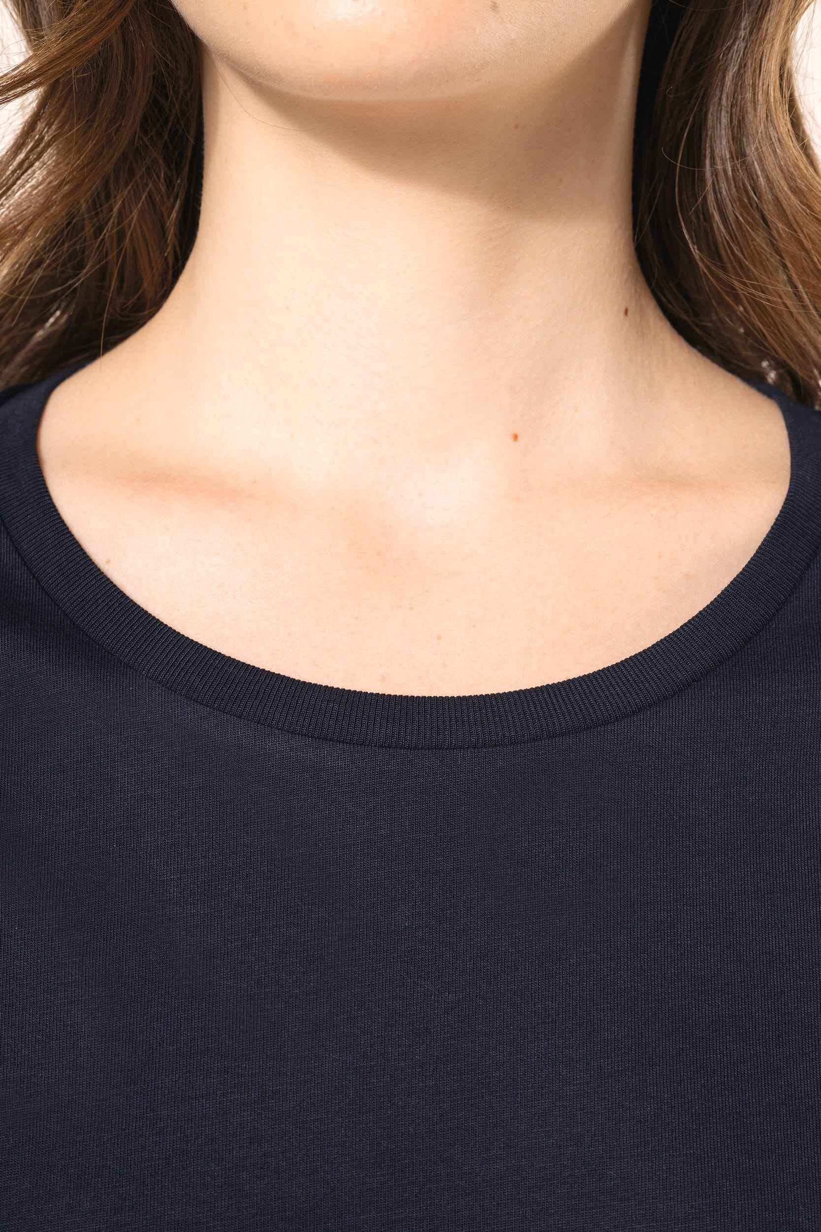 PK303 - T-shirt Supima® col rond manches longues femme