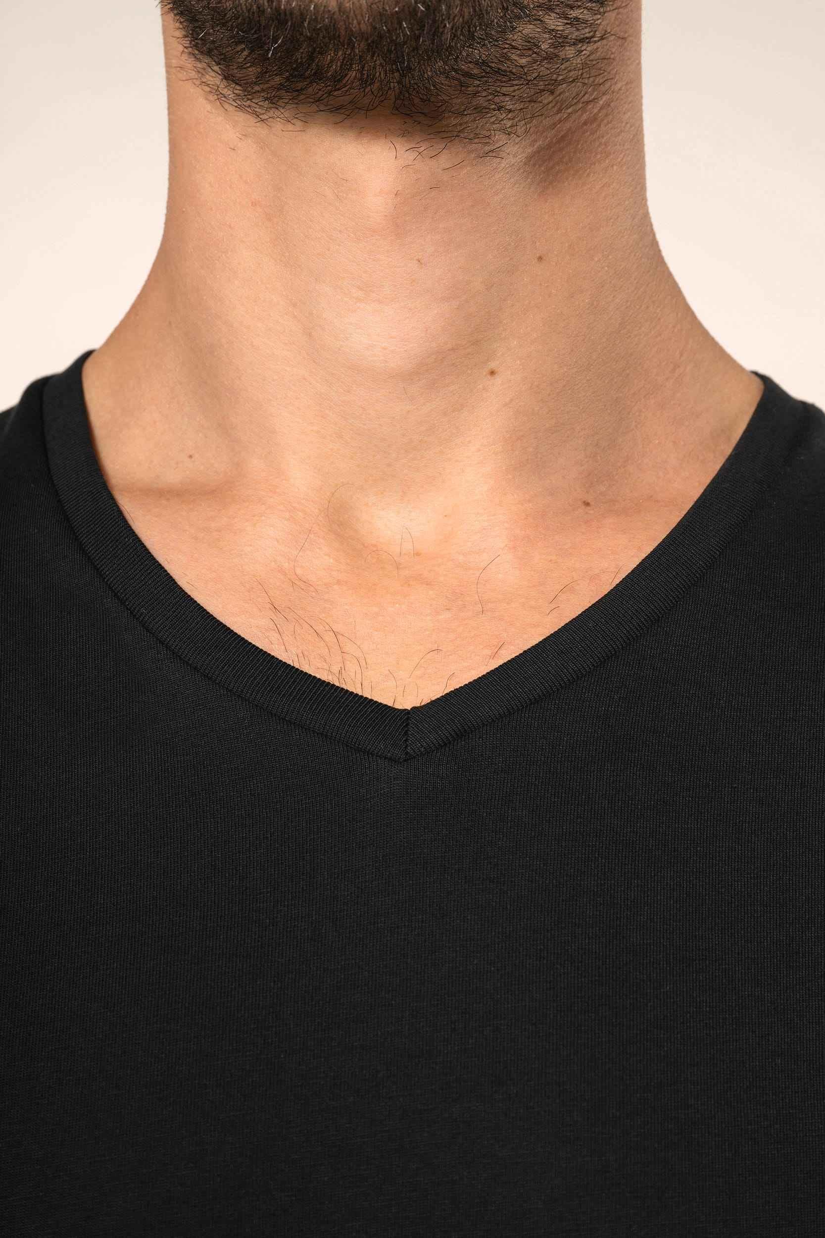 PK304 - T-shirt Supima® col V manches courtes homme - Occifloc