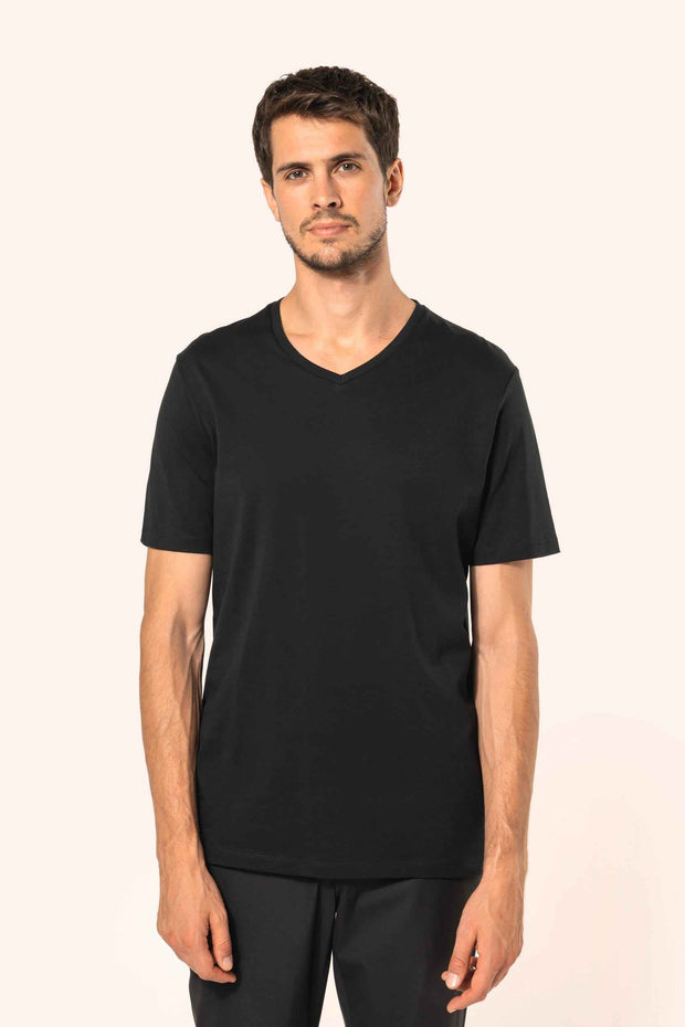 PK304 - T-shirt Supima® col V manches courtes homme