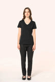 PK305 - T-shirt Supima® col V manches courtes femme - Occifloc