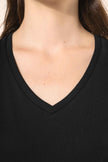 PK305 - T-shirt Supima® col V manches courtes femme - Occifloc
