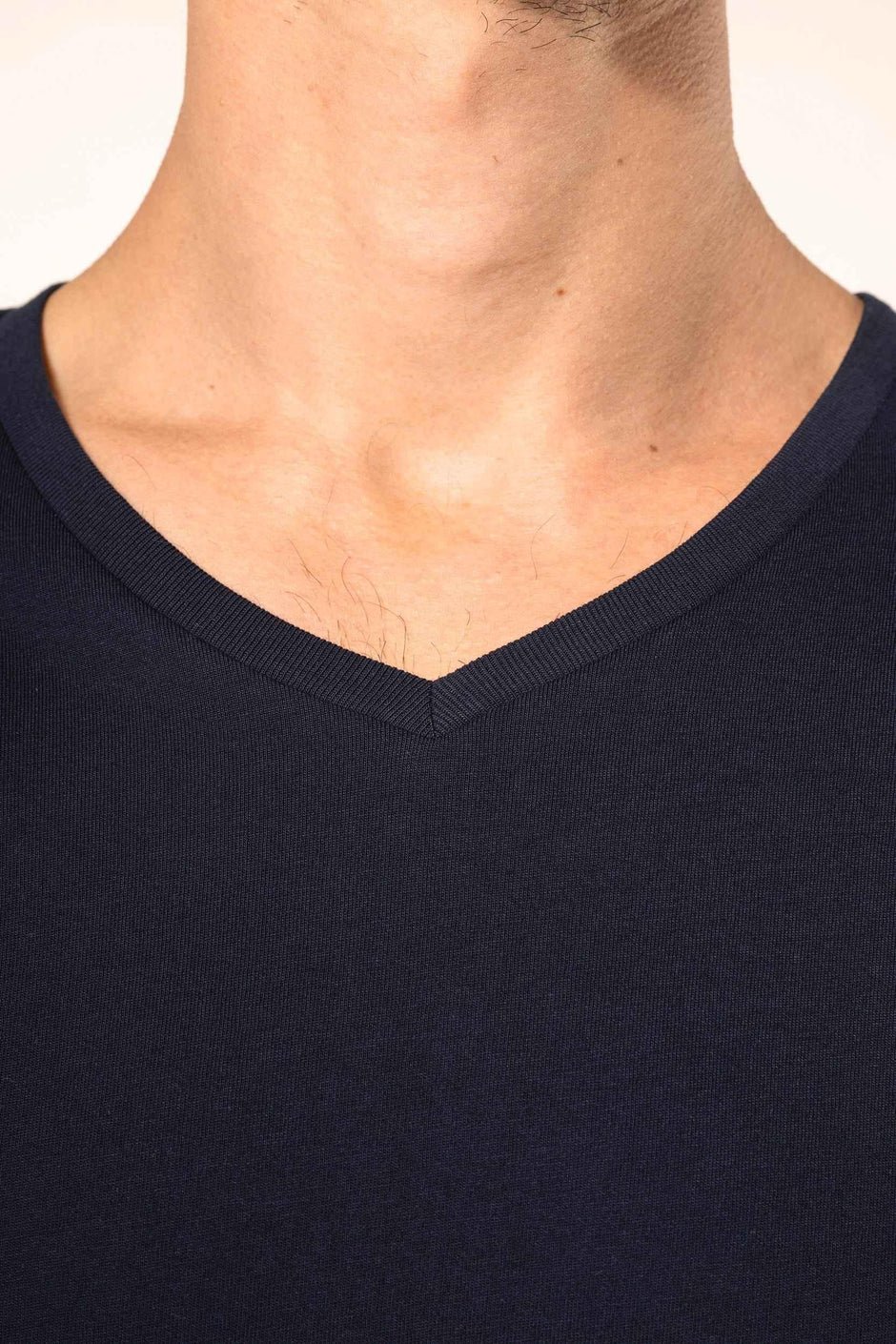 PK306 - T-shirt Supima® col V manches longues homme - Occifloc