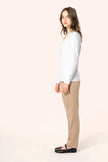 PK307 - T-shirt Supima® col V manches longues femme - Occifloc