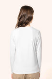 PK307 - T-shirt Supima® col V manches longues femme - Occifloc