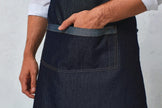 PR127 - Tablier Denim à bavette 