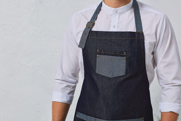 PR127 - Tablier Denim à bavette "Domain" - Occifloc
