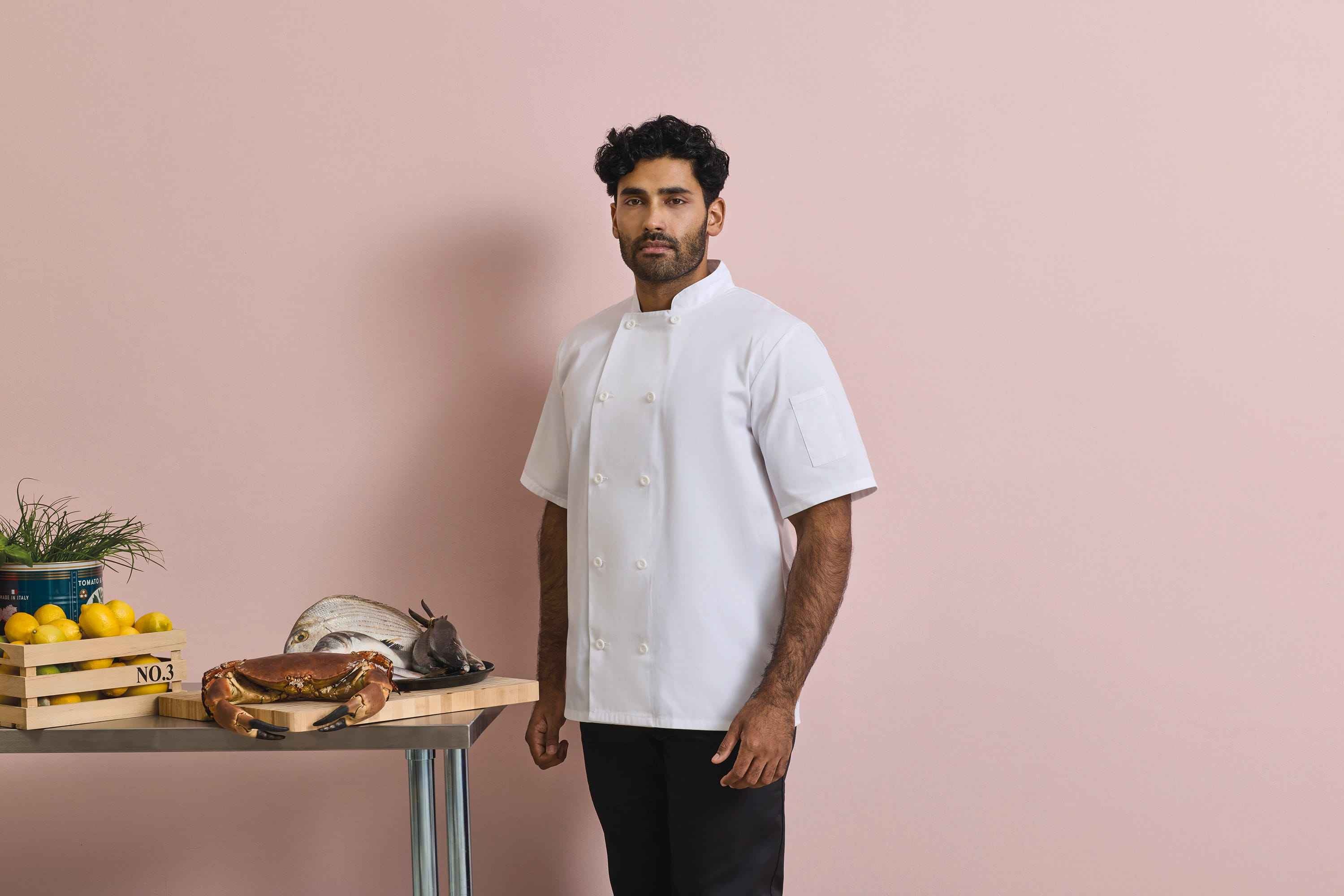 PR656 - Veste de cuisine manches courtes