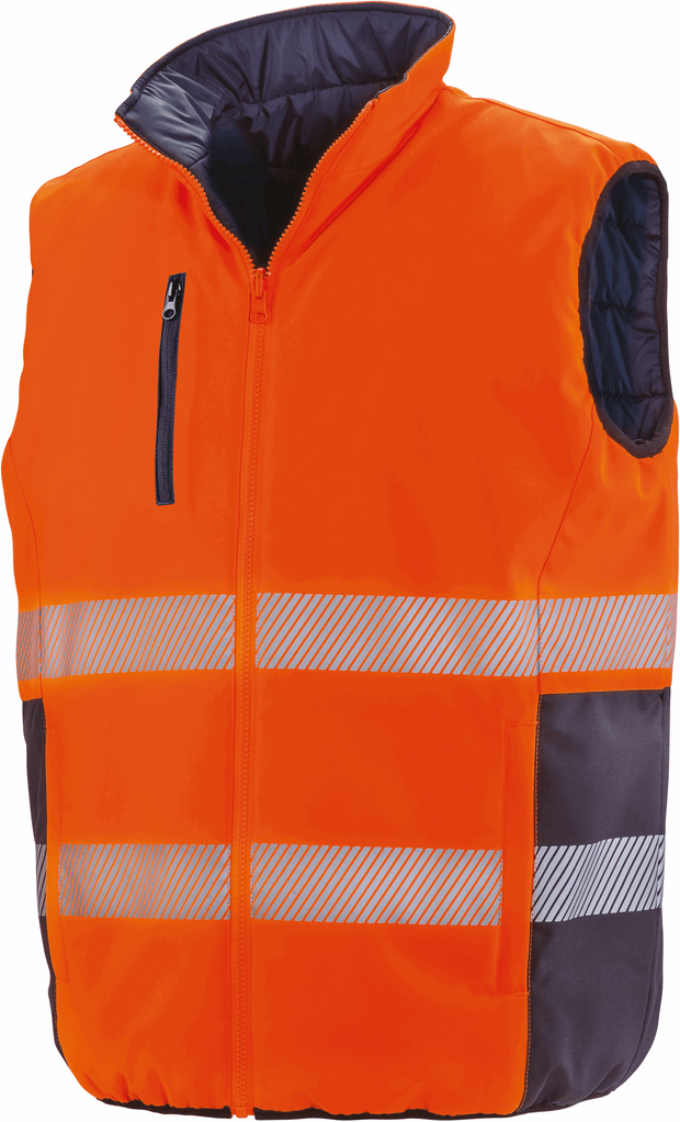 R332X - Bodywarmer de sécurité réversible Result